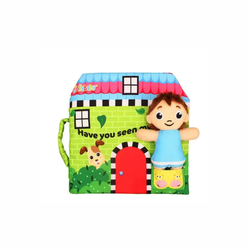JollyBooks Baby Learn Touch & Feel Crinkle Soft Books