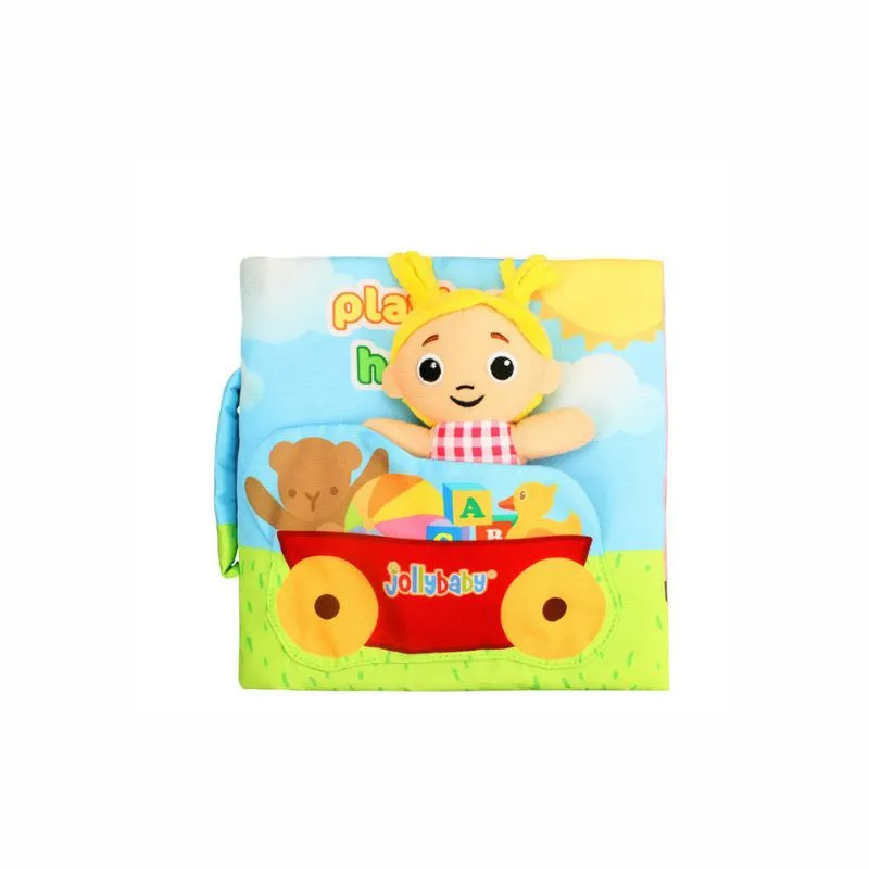 JollyBooks Baby Learn Touch & Feel Crinkle Soft Books