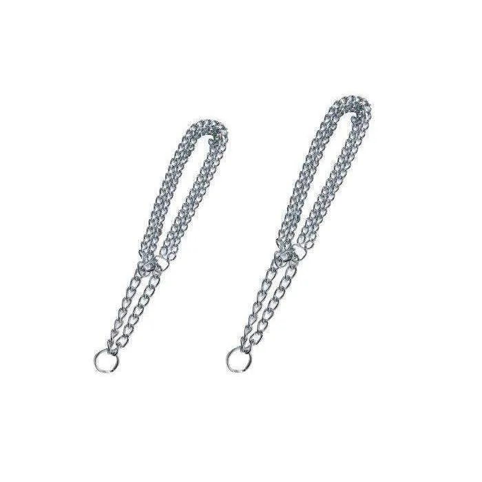 Karlie Double Choke Chain Collar - 60cm