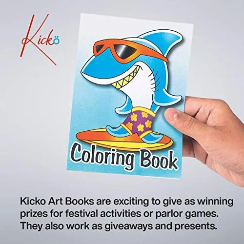 Kicko Mini Coloring Book 12 Assorted Activity Sheets 6 Pages Each Perfect Kids