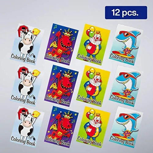 Kicko Mini Coloring Book 12 Assorted Activity Sheets 6 Pages Each Perfect Kids