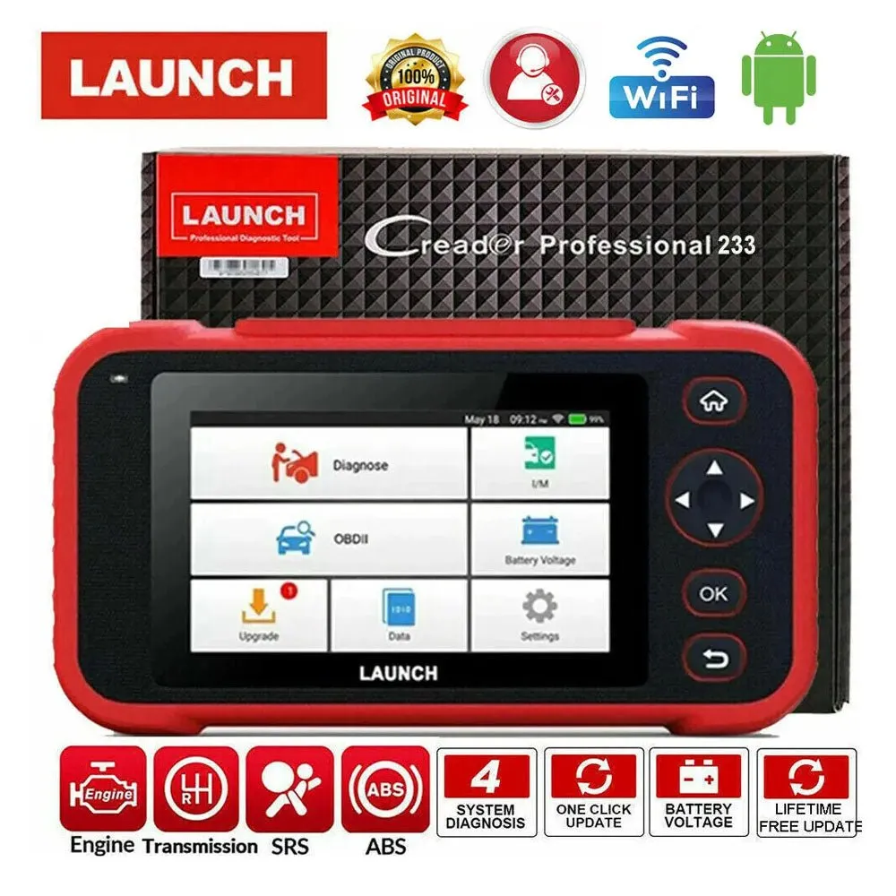 Launch 233 advanced OBD car scan tool Creader Professional CRP233 OBD2 Car Diagnostic scan Tool
