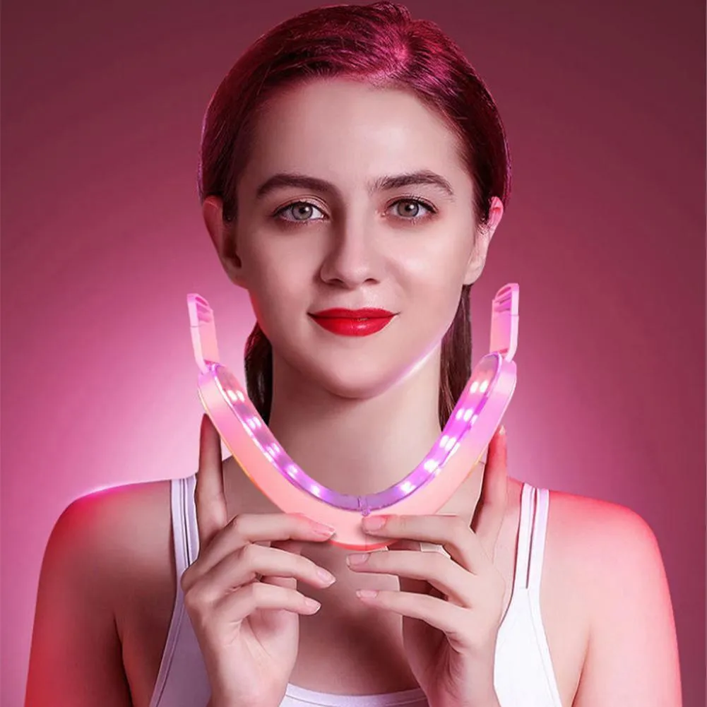 LED Photon Therapy Facial Slimming Massager Facial Lifting Device