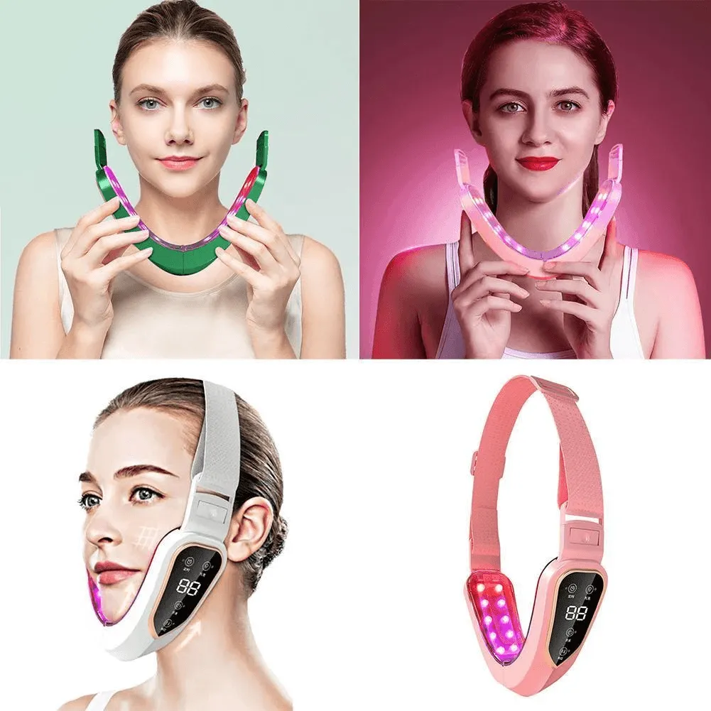 LED Photon Therapy Facial Slimming Massager Facial Lifting Device