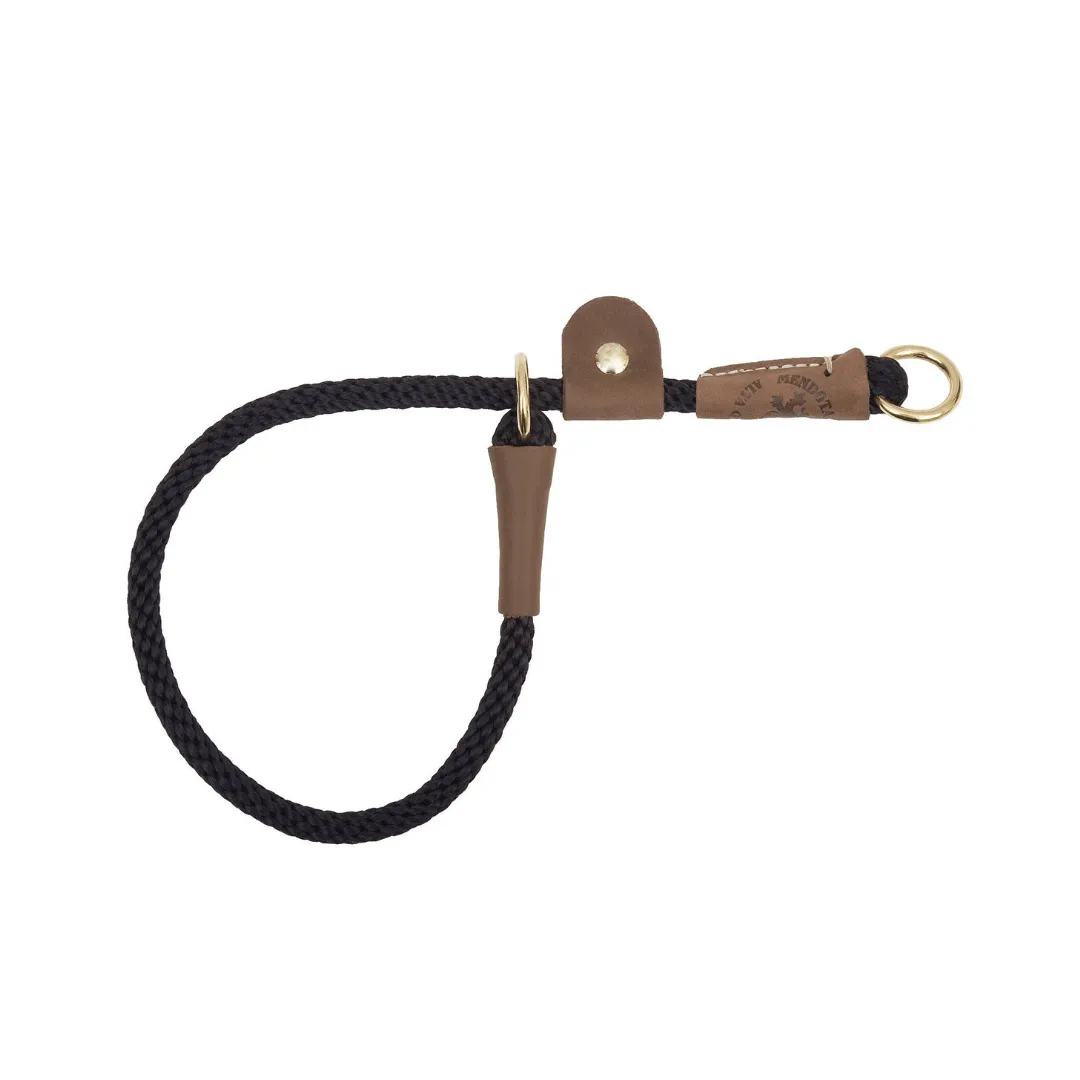 Mendota Pet ProTrainer Slip Black Dog Collar