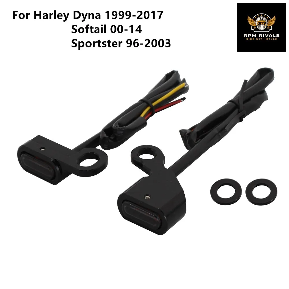 Motorcycle Mini LED Turn Signal Light Running Indicator Lamp For Harley Dyna 1996-2017 Softail Sportster XL 96-2003