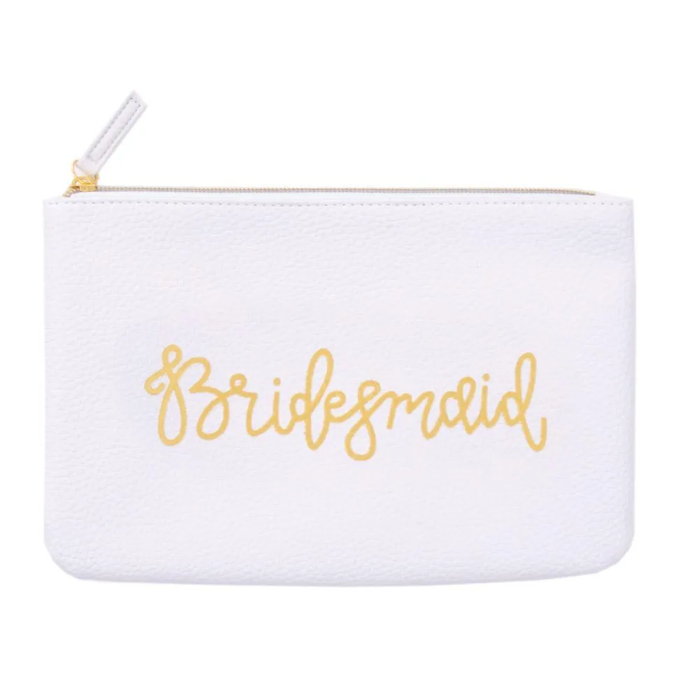 Mrs Bridal Zipper Pouches