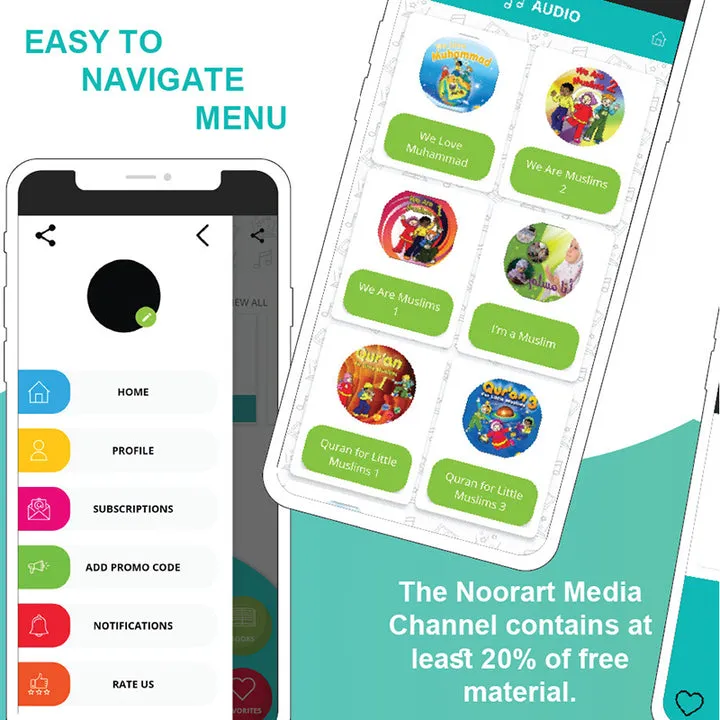 My Salah Mat (Original) - Educational Interactive Prayer Mat - With Free Gift of One-Year Subscription to Noorart App