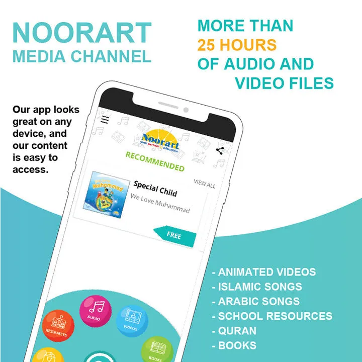 My Salah Mat (Original) - Educational Interactive Prayer Mat - With Free Gift of One-Year Subscription to Noorart App