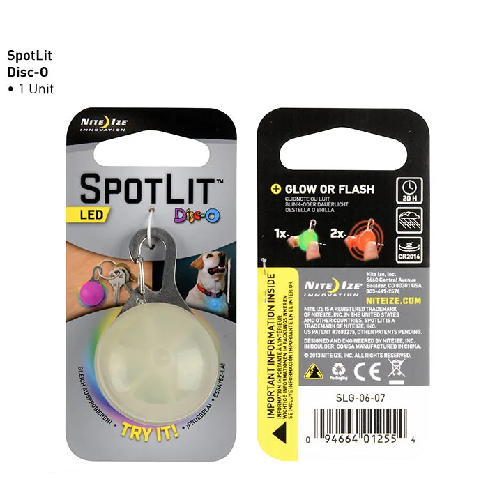 Nite Dawg Spotlit LED Carabiner Collar Light