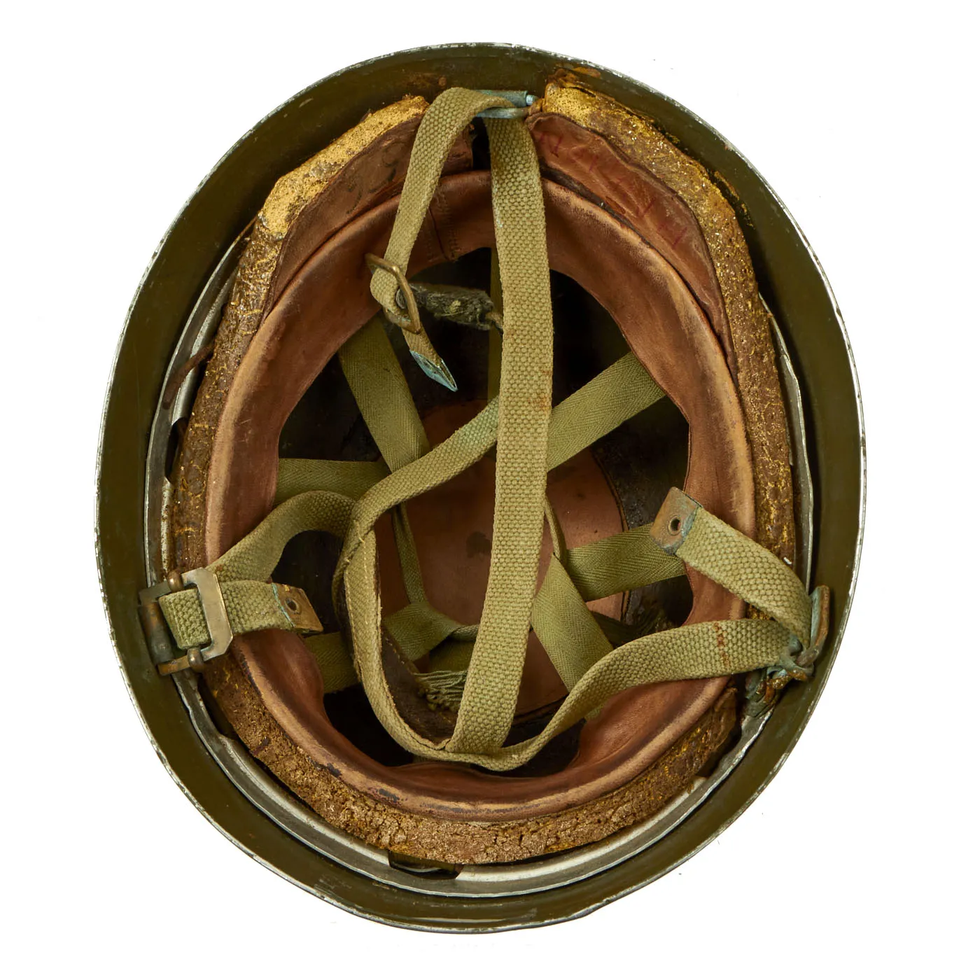 Original Belgian Post WWII British Style Paratrooper Helmet - Paracommando Regiment