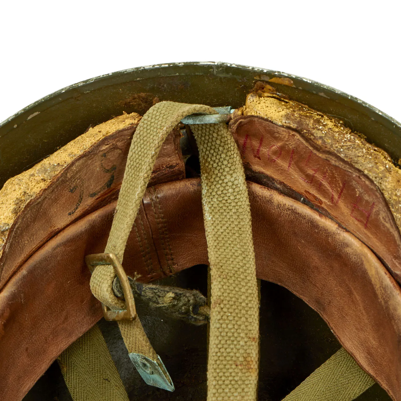 Original Belgian Post WWII British Style Paratrooper Helmet - Paracommando Regiment