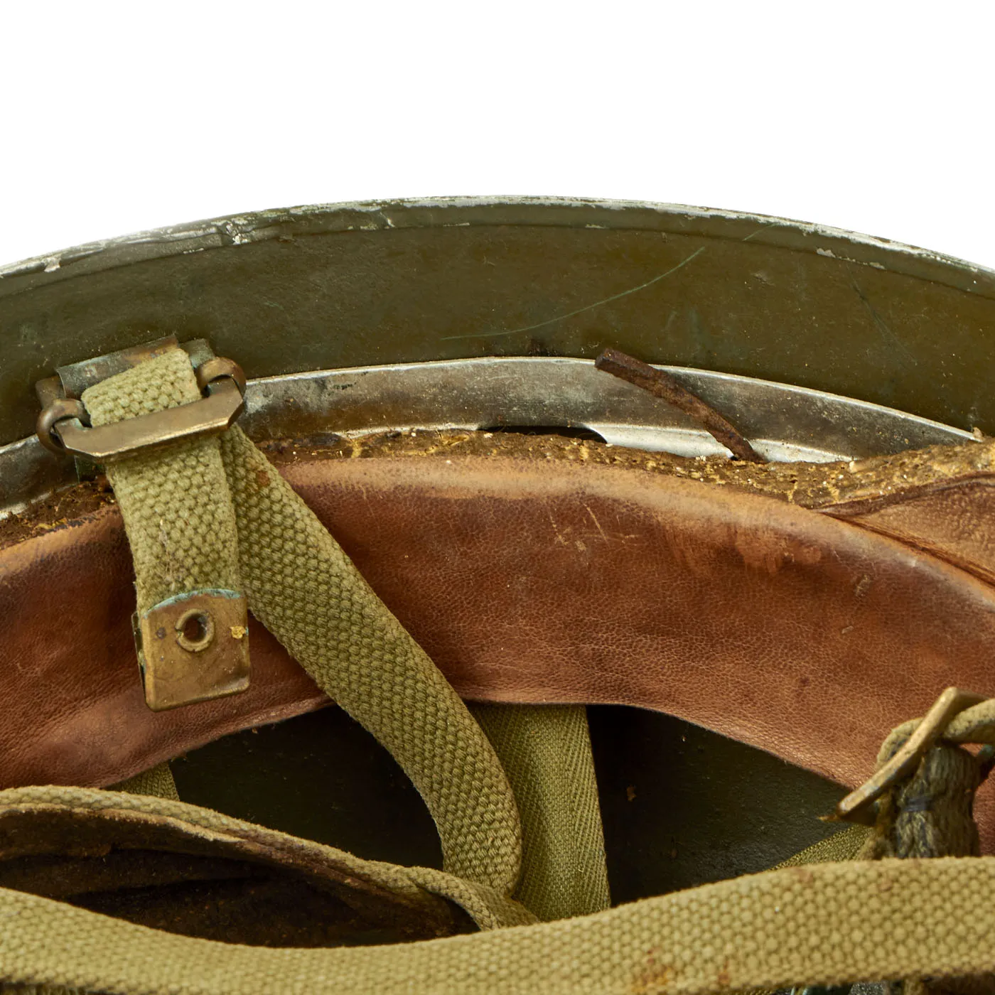 Original Belgian Post WWII British Style Paratrooper Helmet - Paracommando Regiment