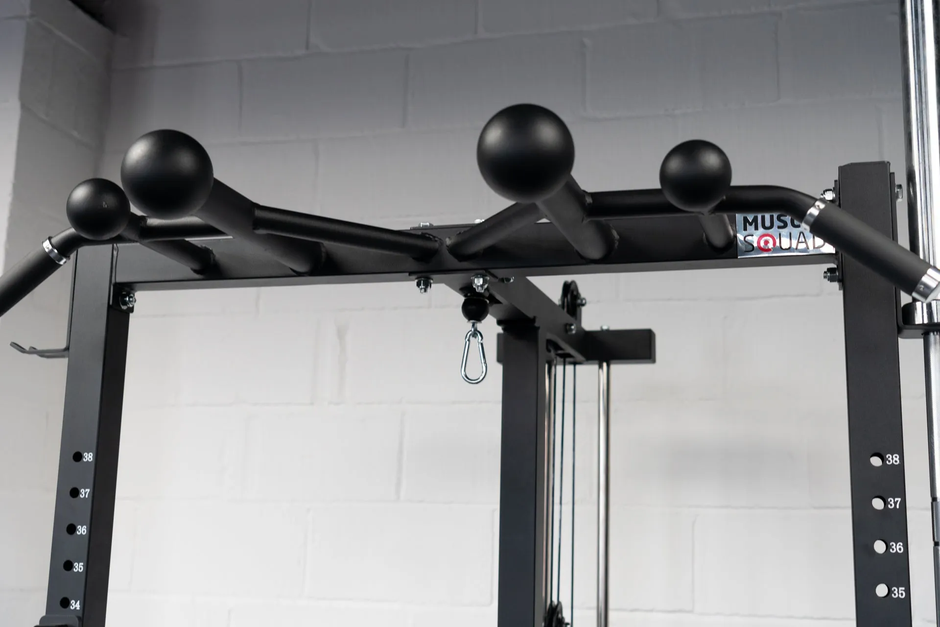 Phase 2 Quarter Squat Rack with Plate-Loaded Pulley
