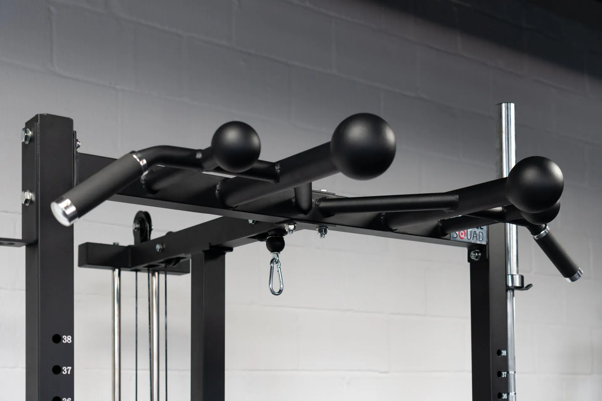 Phase 2 Quarter Squat Rack with Plate-Loaded Pulley