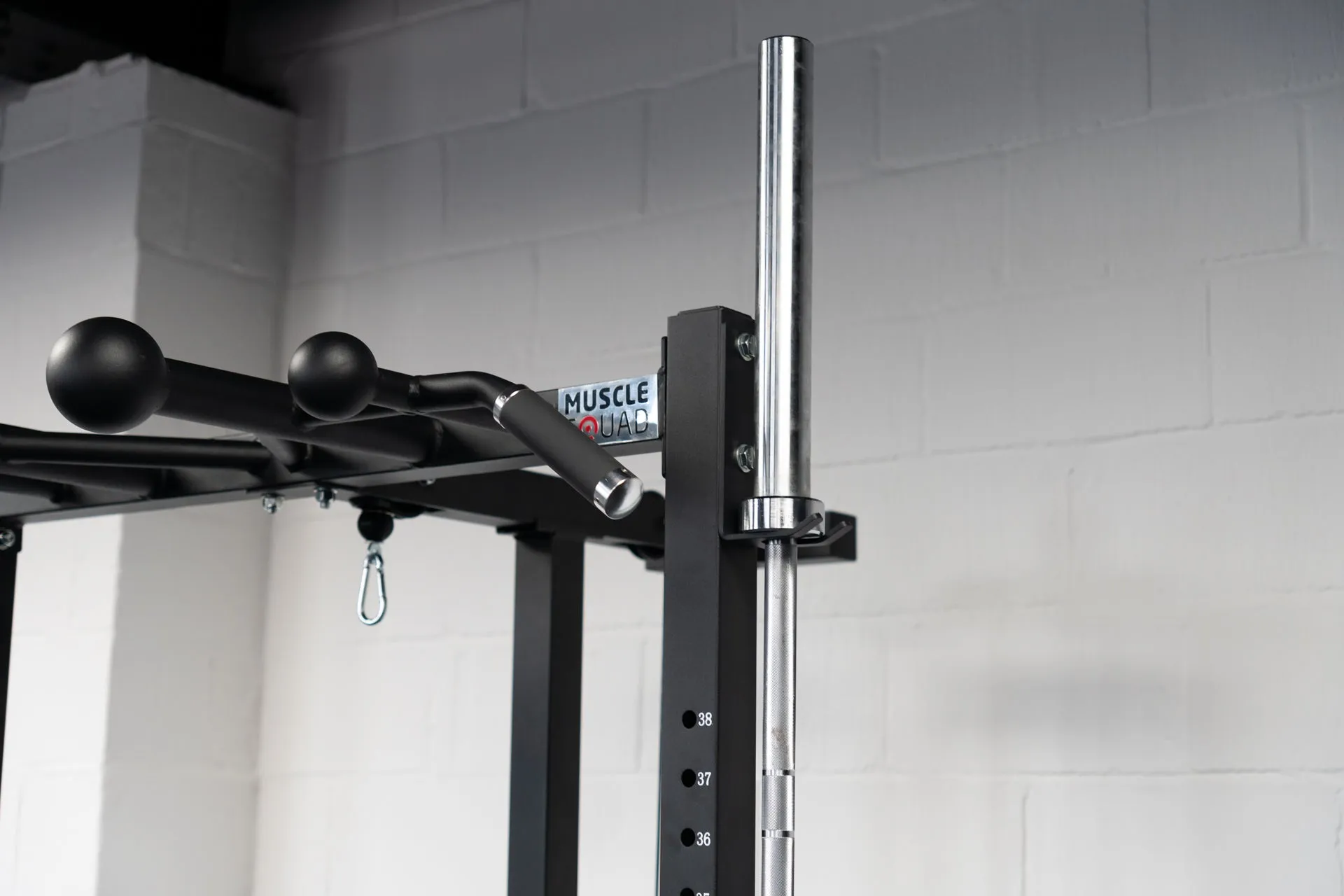 Phase 2 Quarter Squat Rack with Plate-Loaded Pulley