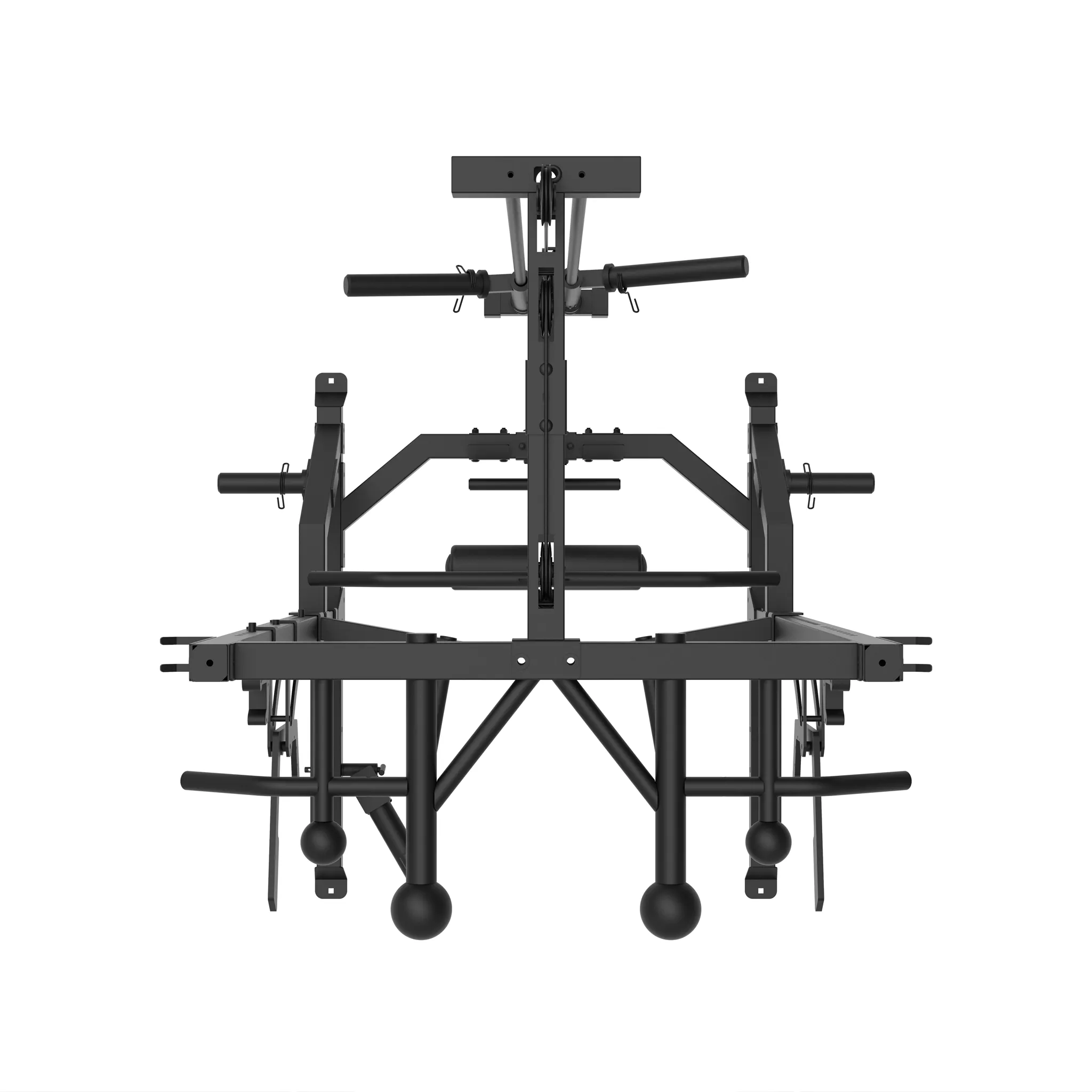 Phase 2 Quarter Squat Rack with Plate-Loaded Pulley