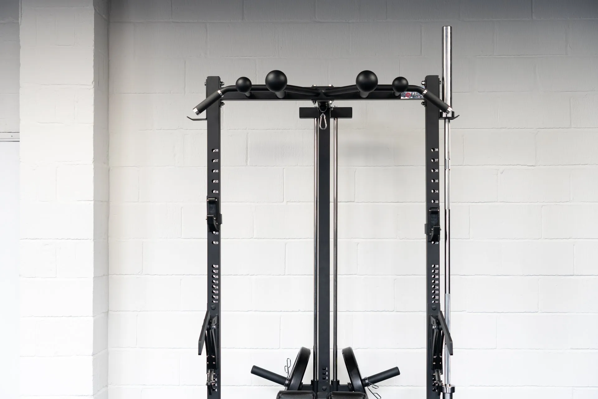 Phase 2 Quarter Squat Rack with Plate-Loaded Pulley