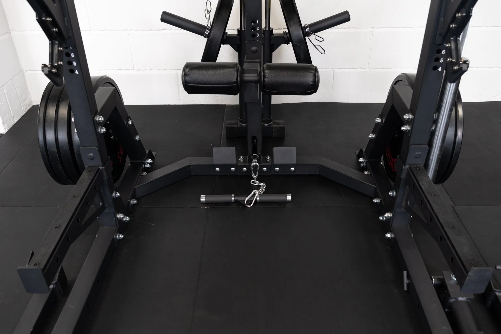 Phase 2 Quarter Squat Rack with Plate-Loaded Pulley