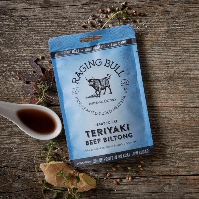 Raging Bull Beef Biltong 4 Pouches