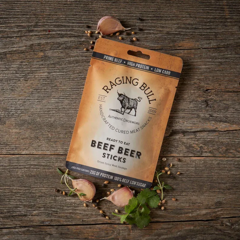 Raging Bull Beef Biltong 4 Pouches