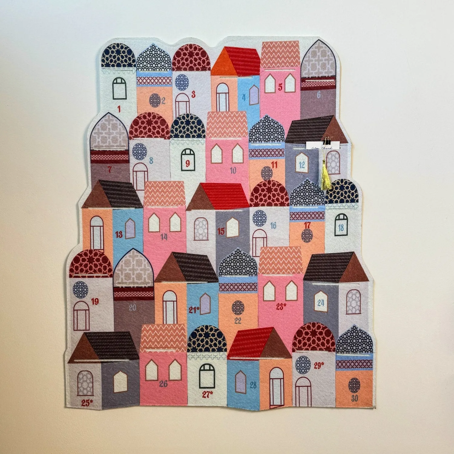 Ramadan Calendar & Pouch Islamic Gift for Kids and Family