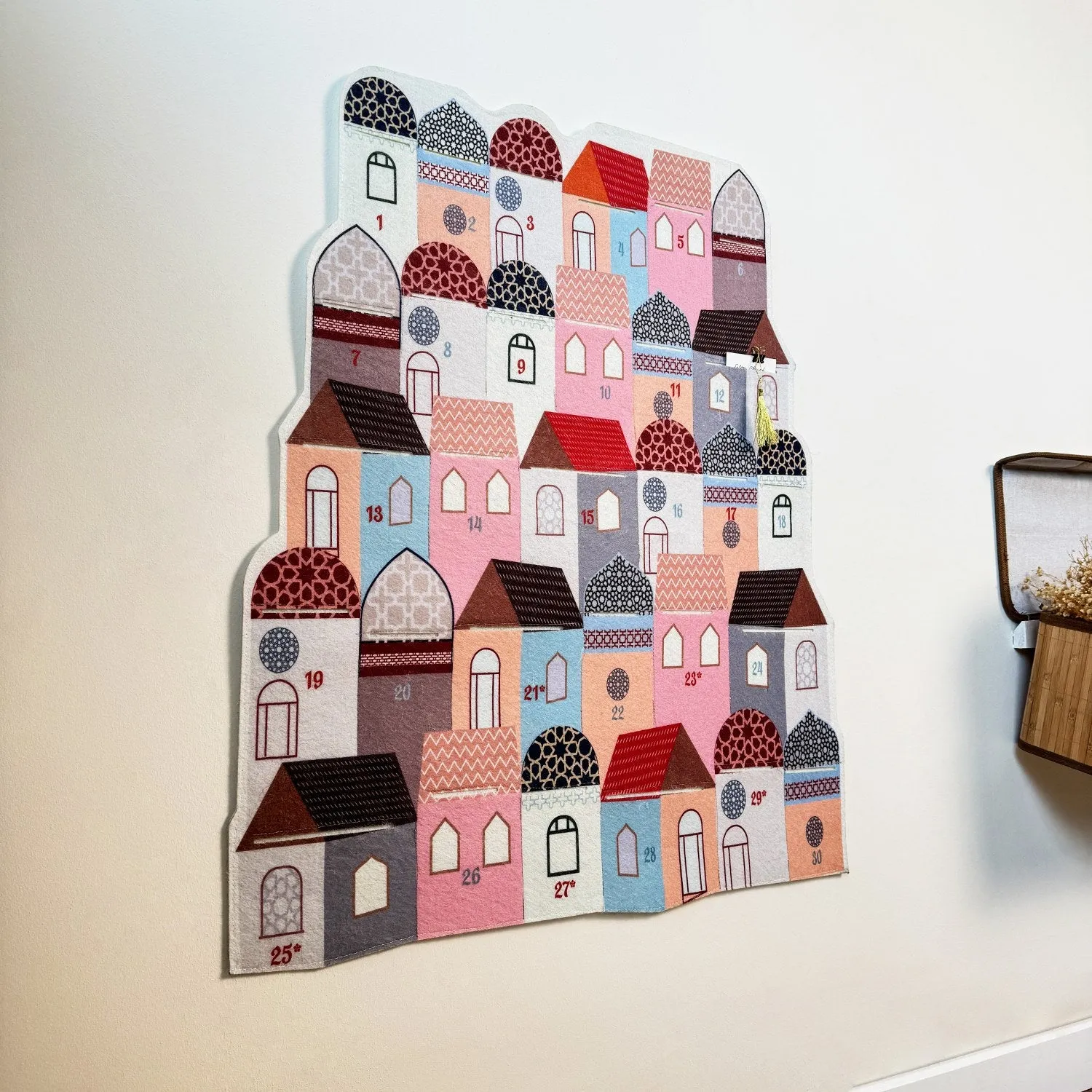Ramadan Calendar & Pouch Islamic Gift for Kids and Family