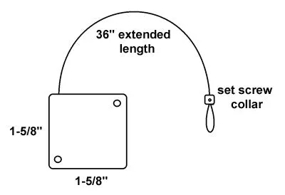 RBCC Standard Retractor with Two Set Screw Collars