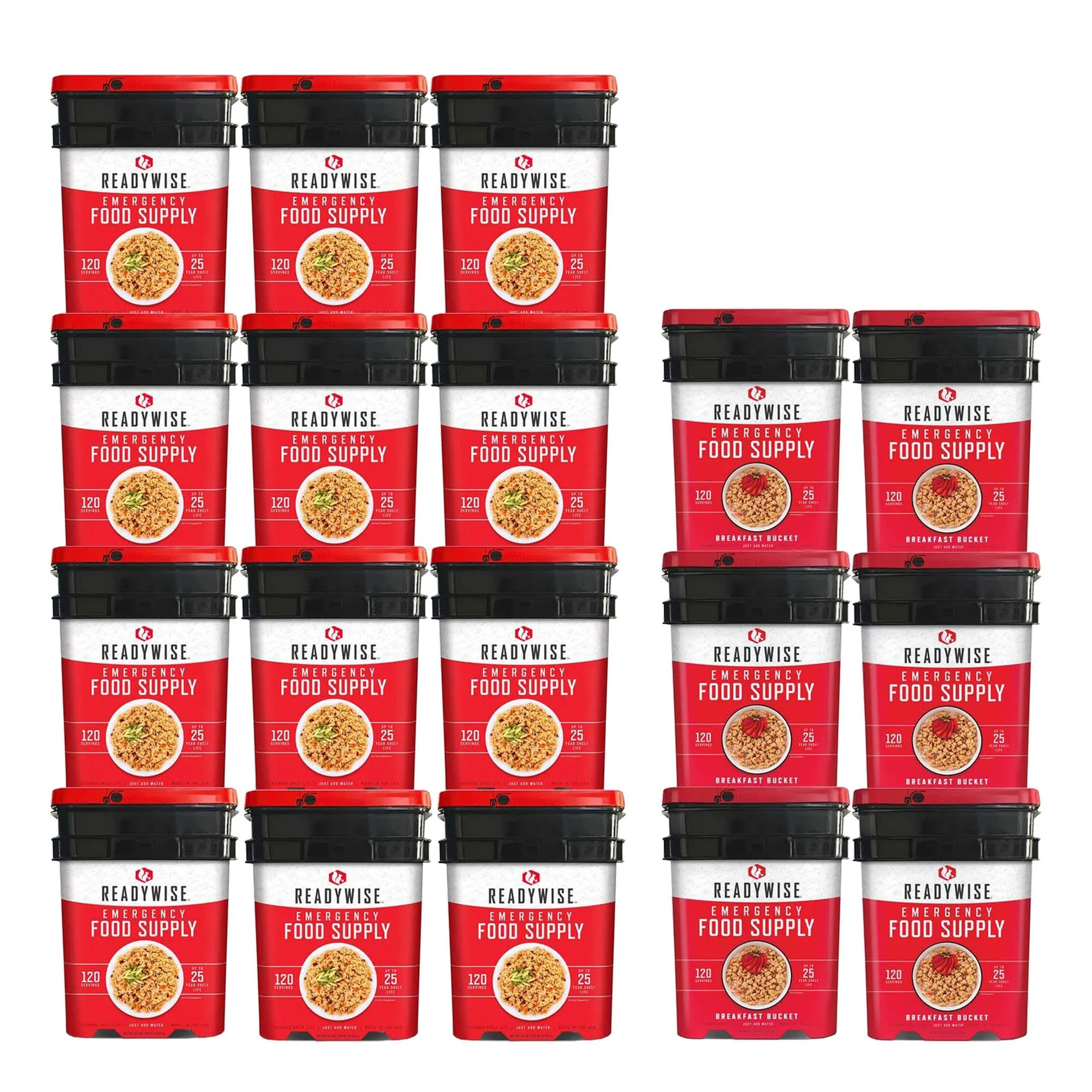 ReadyWise 2160 Serving Package - Breakfast & Entree Assortment
