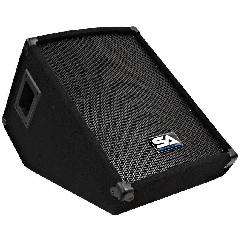 SA-10M Pair Passive 10" Wedge Floor Stage Monitors Speakers