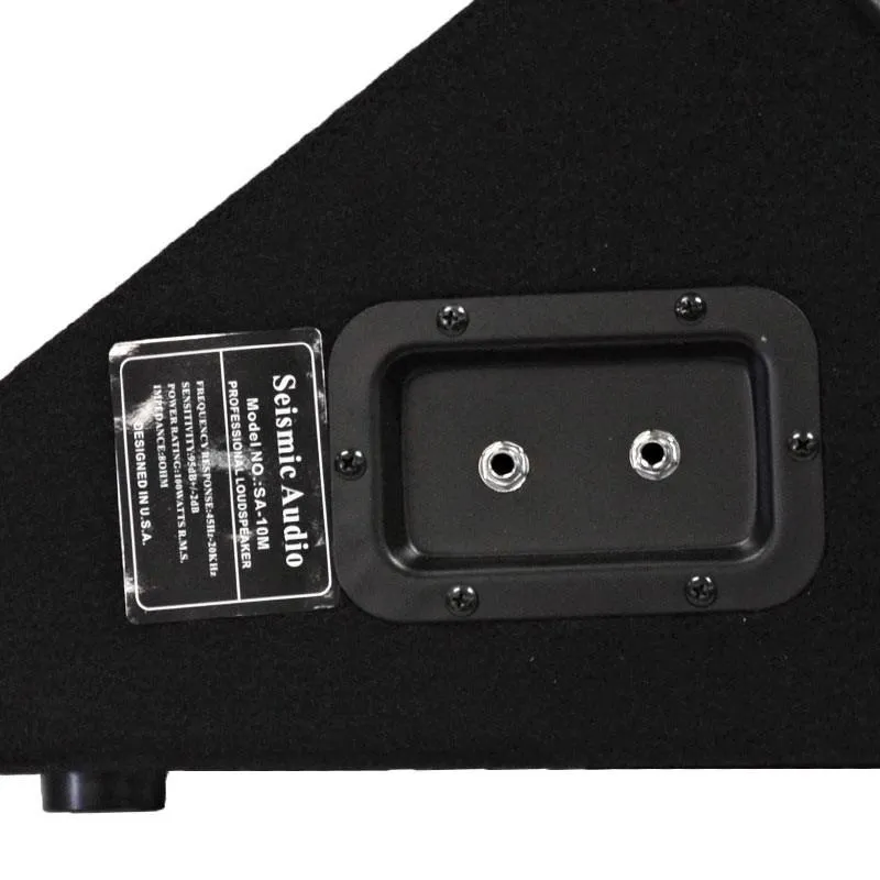 SA-10M Pair Passive 10" Wedge Floor Stage Monitors Speakers
