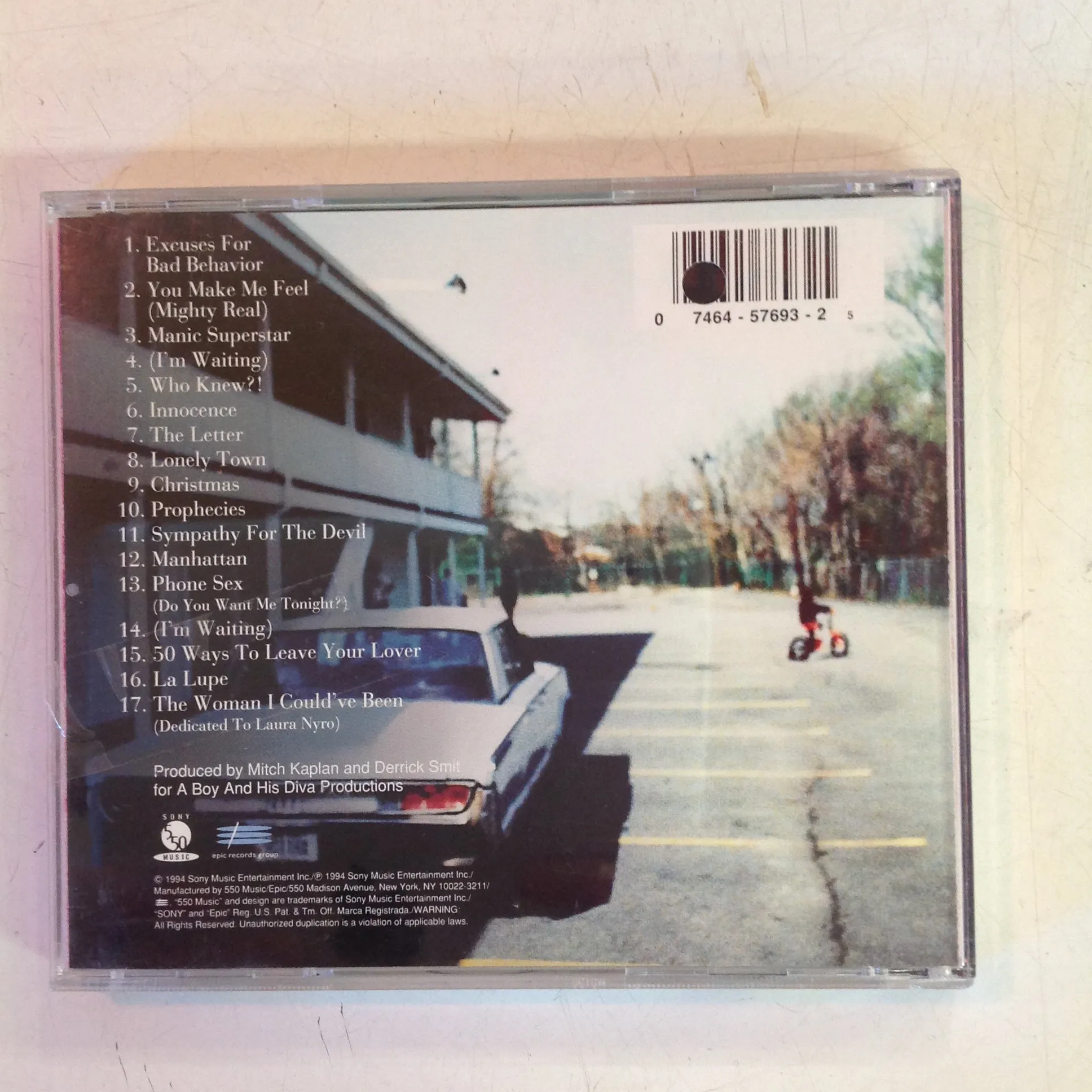 Sandra Bernhard - Excuses for Bad Behavior *Single #207