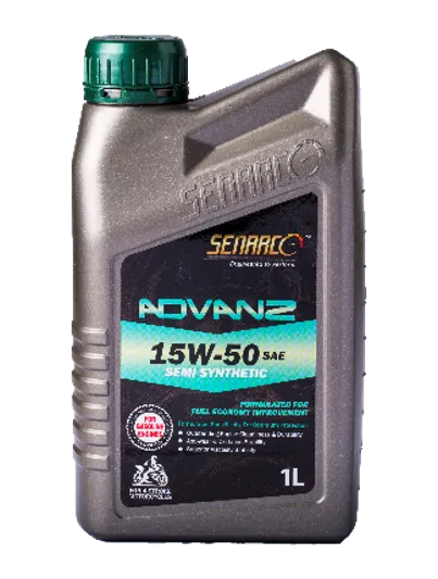 Senarco Advanz 15W50 Semi Synthetic (Motorcycle Engine Oil)