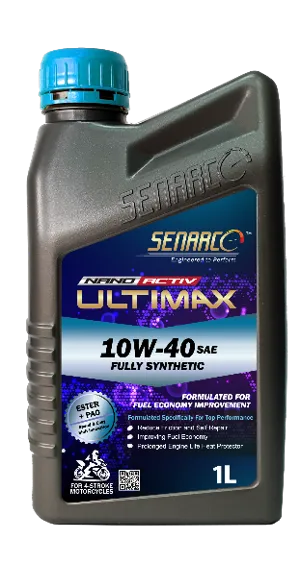 Senarco Nano Activ Ultimax 10W40 Fully Synthetic (Motorcycle Engine Oil)
