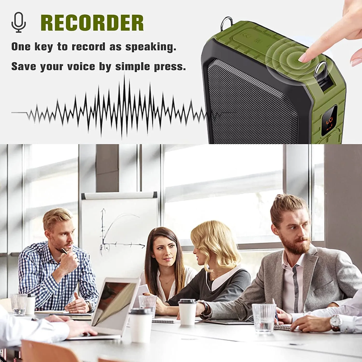 SHIDU Voice Amplifier for Teachers and Coaches18W Portable PA System Wired Mic Headset 4400Mah Rechargeable Battery (Working Time:12H) Bluetooth 5.0 & Waterproof Ipx5 for Teaching, Meeting,Speech
