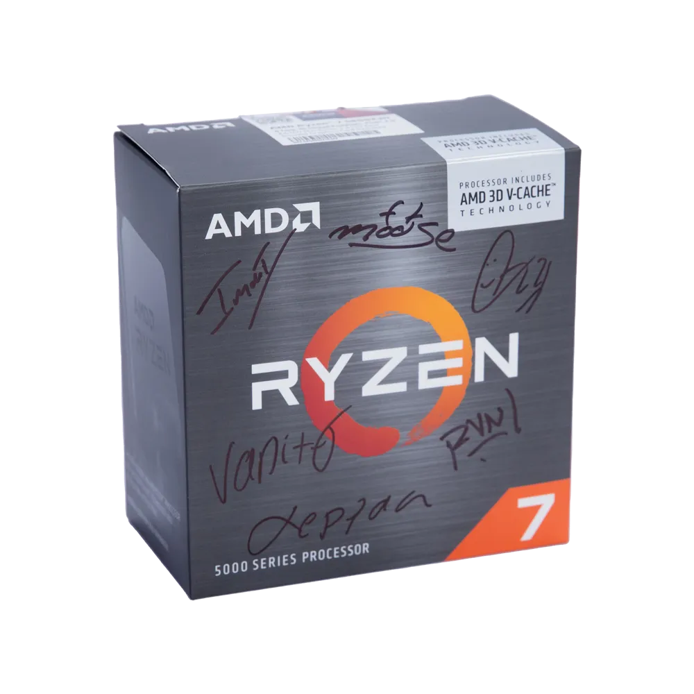 Signed VALORANT Ryzen 5800X3D CPU