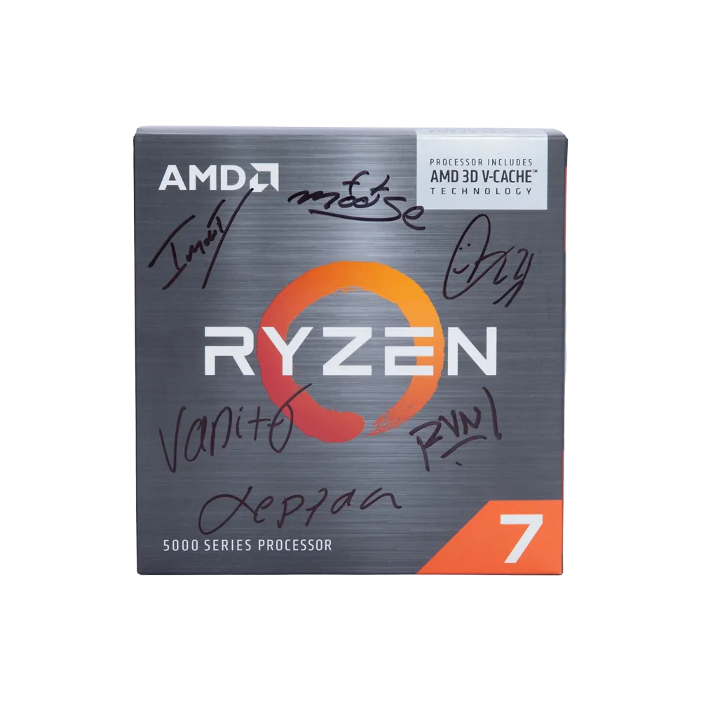 Signed VALORANT Ryzen 5800X3D CPU