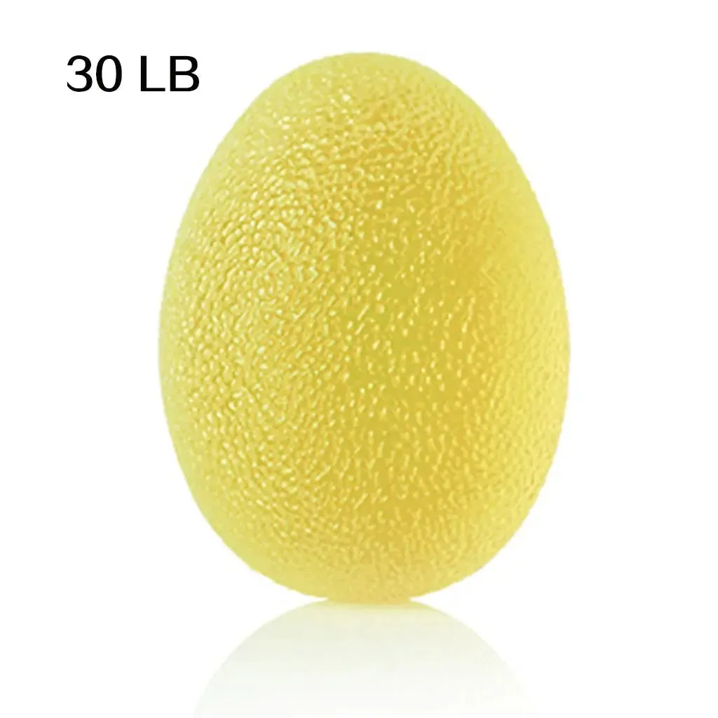 Silica Gel Hand Grip Ball Egg Men Women Gym Fitness Finger Heavy Exerciser Strength Muscle Recovery Gripper Trainer