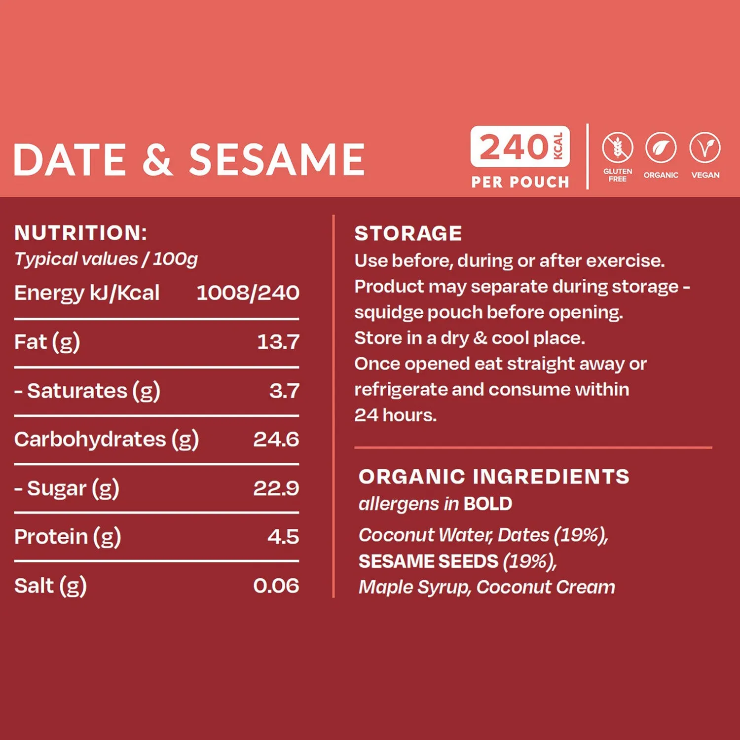 Supernatural Fuel Date & Sesame