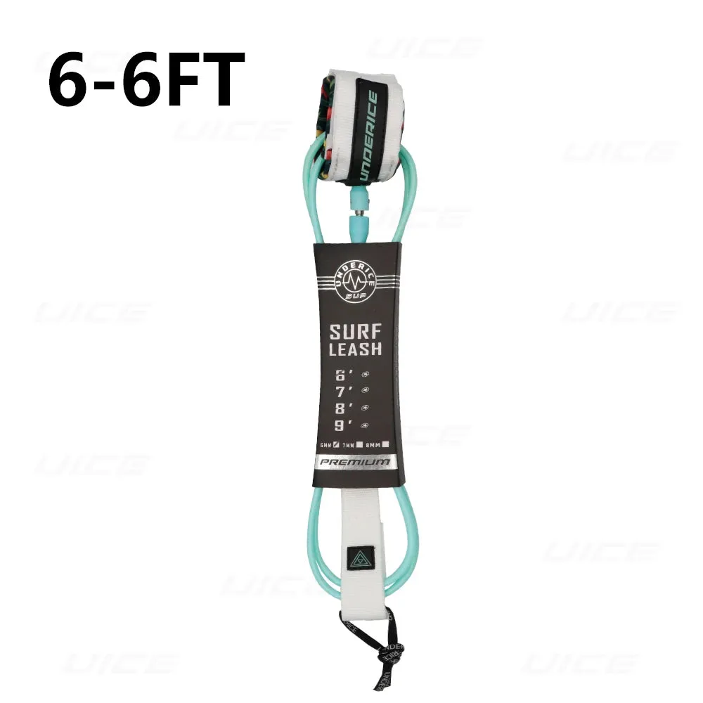 Surf Leash SUP Board Surf Leg Rope Surfboard Leash TPU Stainless Swivels Inflatable Paddle Board Longboard Foot Rope