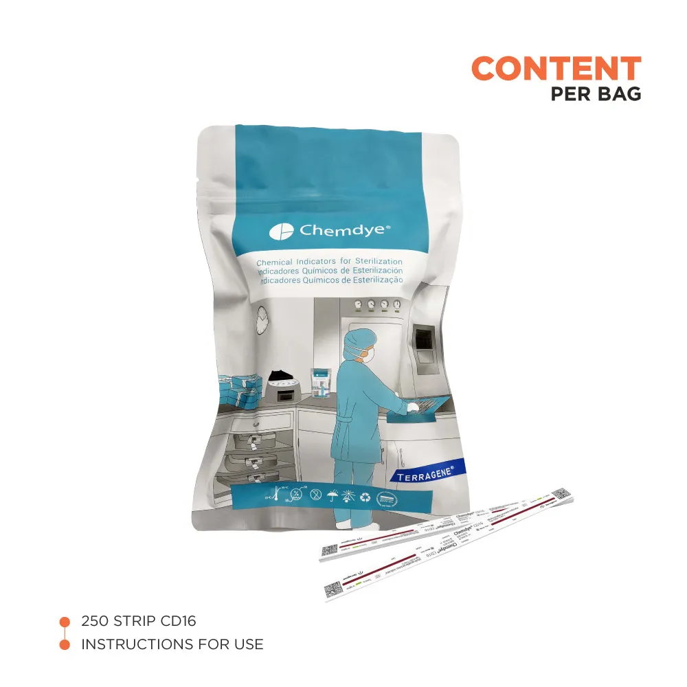 Terragene S.A. Multi-Variable Chemical Indicator For EtO, FDA, Strip Integrator