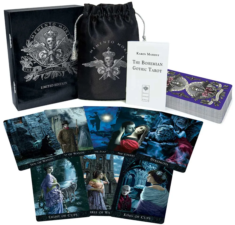 The Bohemian Gothic Tarot fourth edition - with cold stamping. Large format, limited edition.