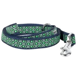 The Worthy Dog Hexagon Navy Dog Lead