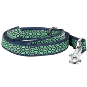 The Worthy Dog Hexagon Navy Dog Lead