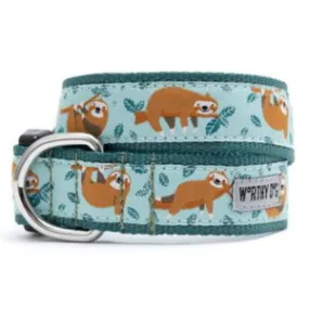The Worthy Dog Sloth Dog Collar