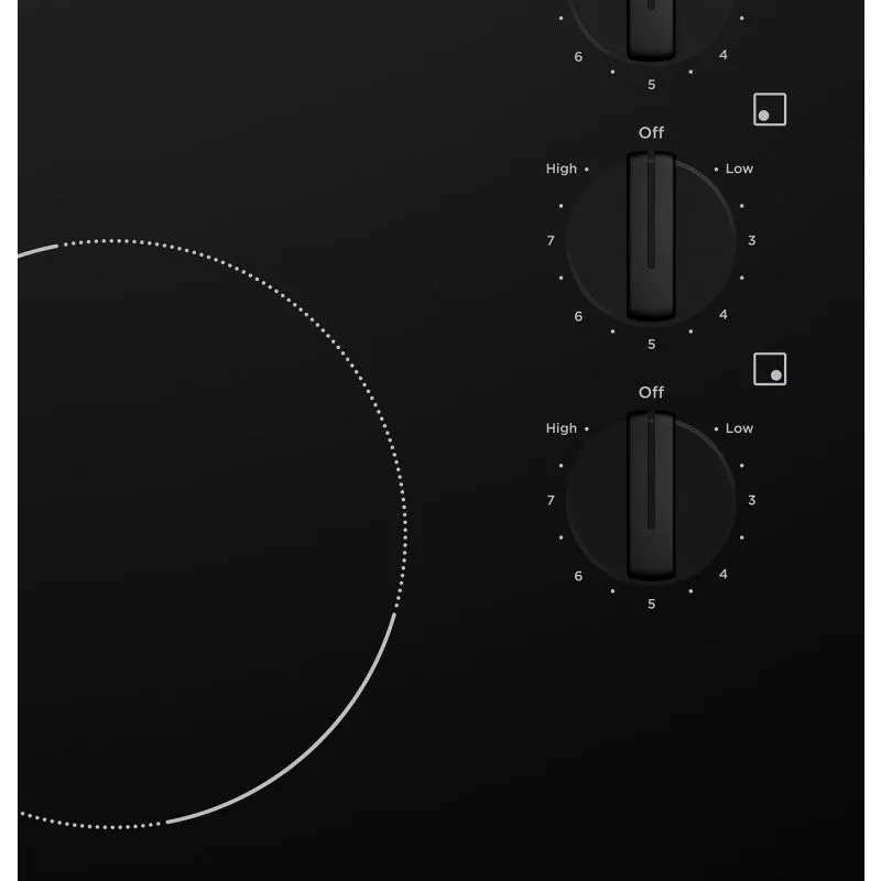 Westinghouse 60cm Black Ceramic Glass Electric Cooktop WHC642BC