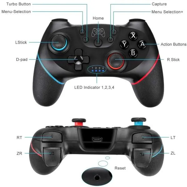 Wireless Controller Switch Gamepad
